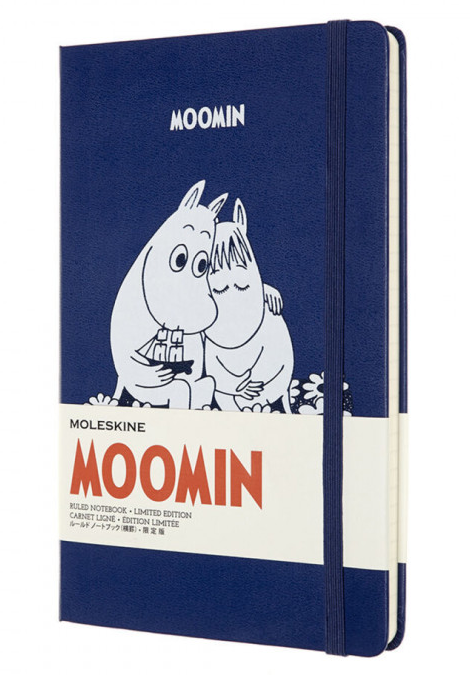 Carnet - Moleskine Moomin Ruled Notebook - Large, Hard Cover - Blue | Moleskine