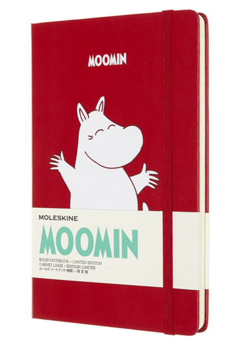 Carnet - Moleskine Moomin Ruled Notebook - Large, Hard Cover - Red | Moleskine