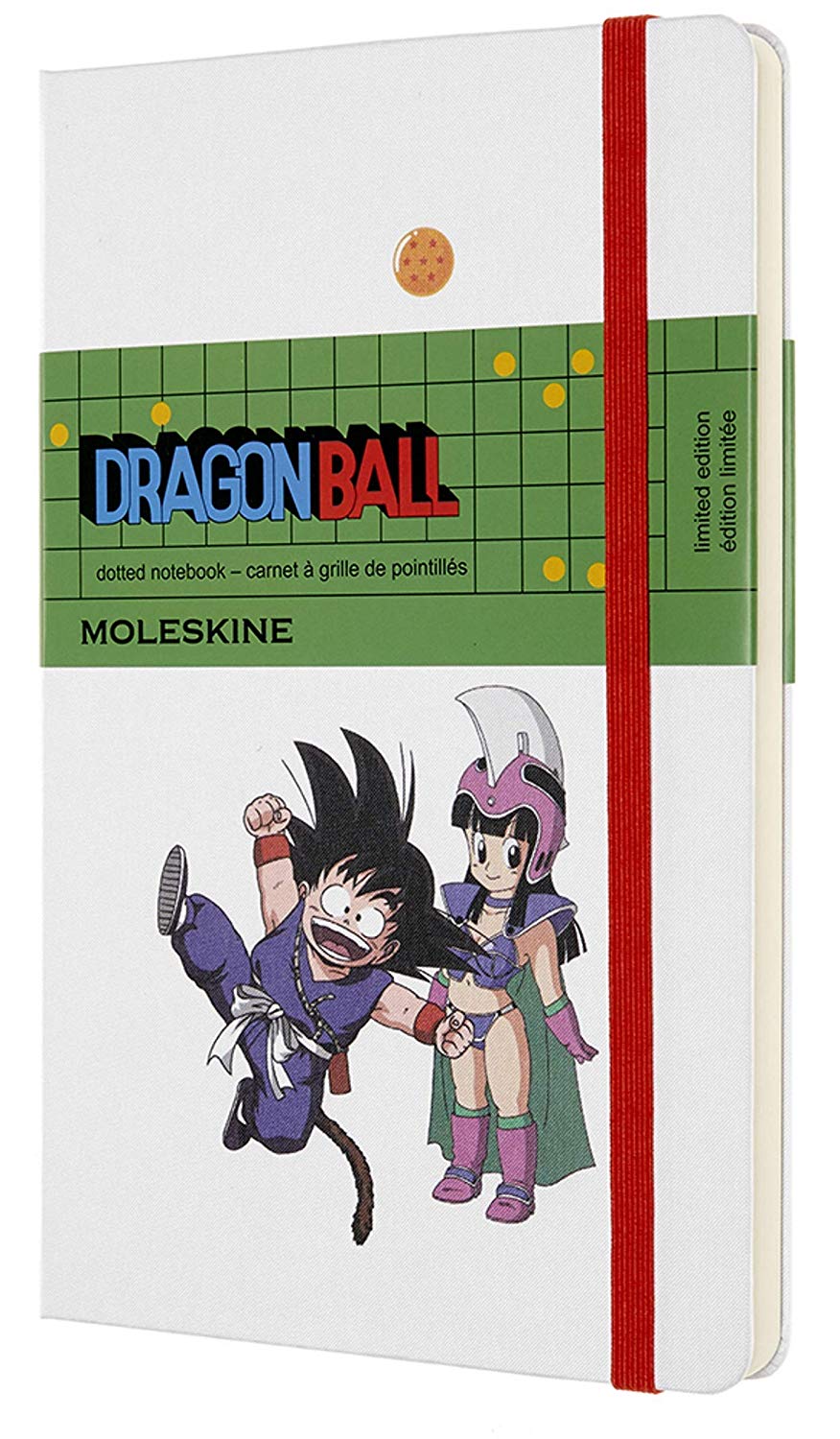 Carnet - Moleskine Dragonball Limited Edition Dotted Notebook - Large, Hard Cover, White - Chichi | Moleskine