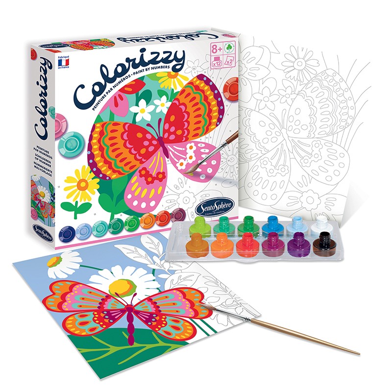 Set creativ - Colorizzy - Fluturi | Sentosphere