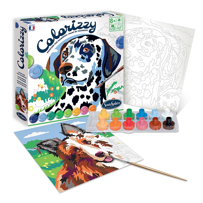 Set creativ - Colorizzy - Caini | Sentosphere