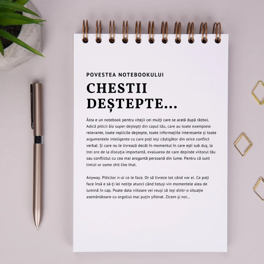 Carnet - Chestii destepte | WonderStore