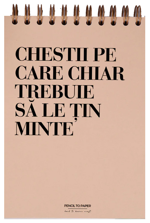 Carnet - Chestii de tinut minte | WonderStore - 6 | YEO