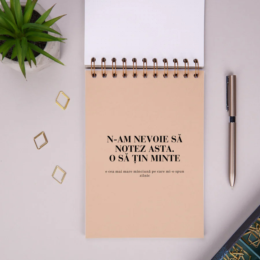 Carnet - Chestii de tinut minte | WonderStore - 1 | YEO