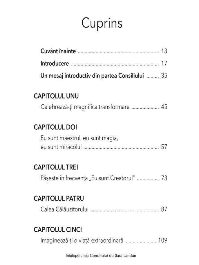 Intelepciunea Consiliului | Sara Landon