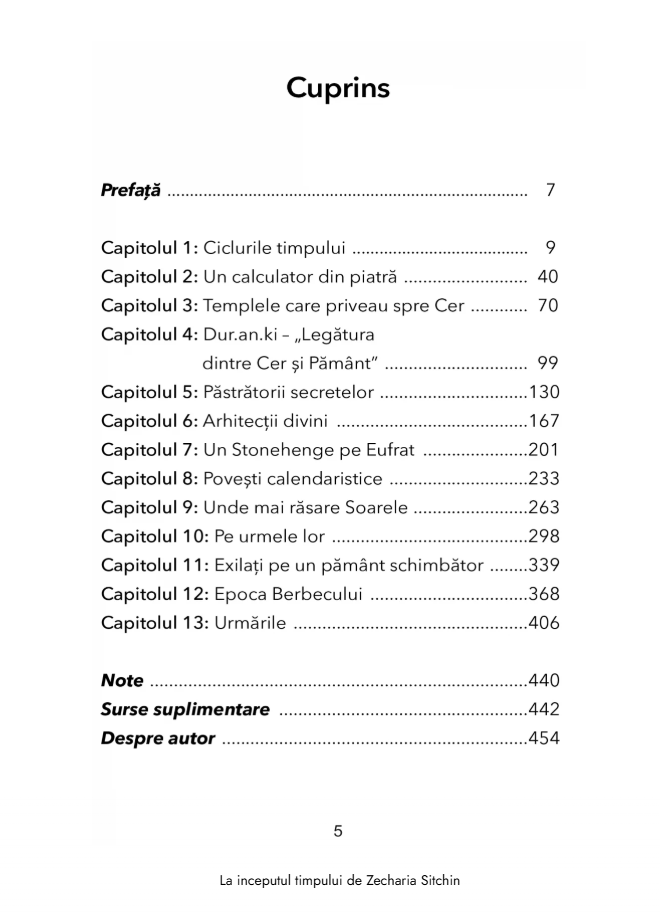 La inceputul timpului | Zecharia Sitchin