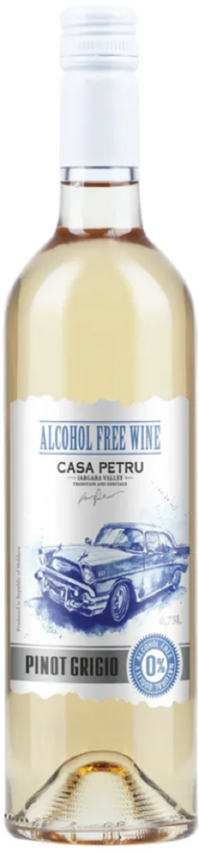 Vin alb fara alcool - Pinot Grigio  | Casa Petru