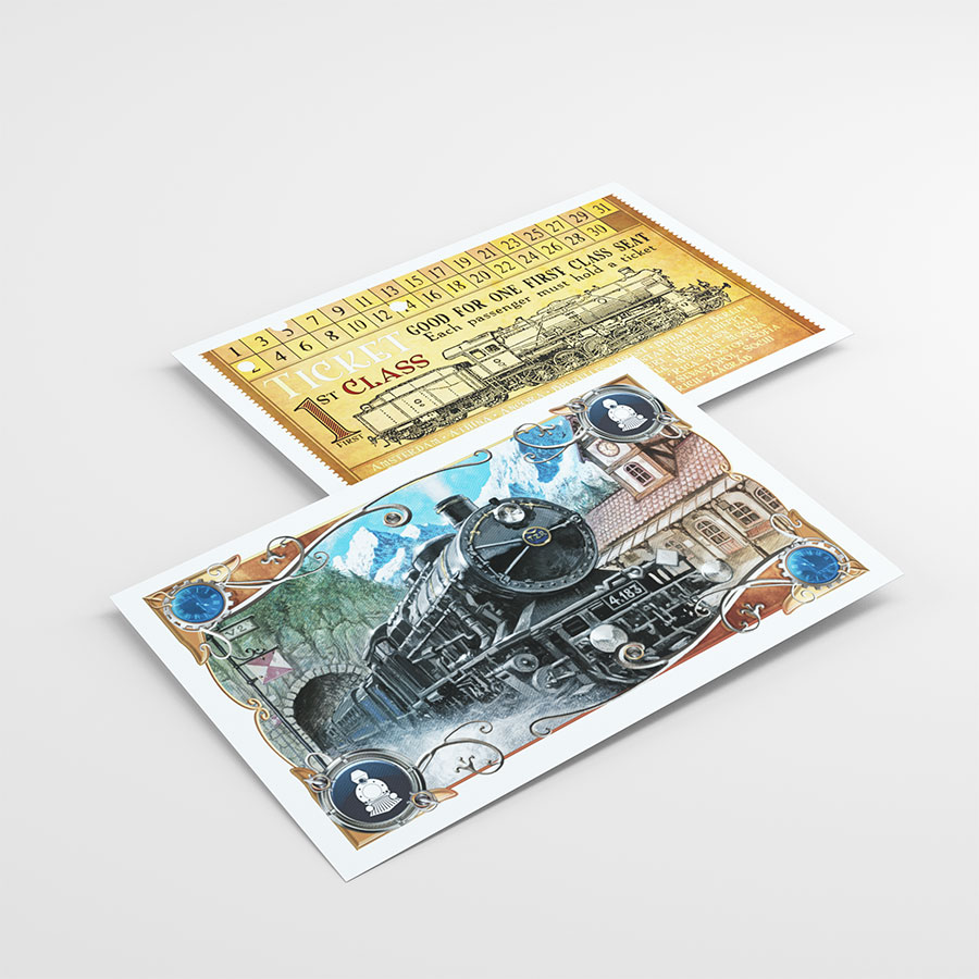 Set 168 folii protectie carti - Ticket to Ride Europe | Gamegenic - 3 | YEO