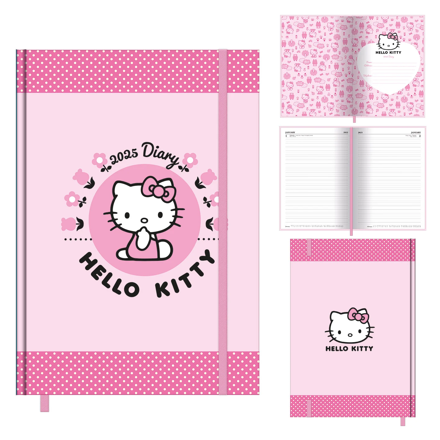 Agenda 2025 - Hello Kitty, A5 Diary | Pyramid International