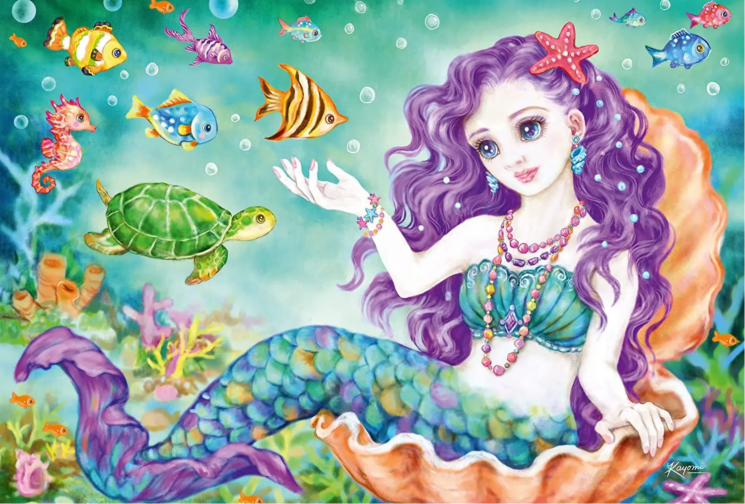 Puzzle 3x48 piese - Printesa, zana si sirena | Schmidt - 2 | YEO