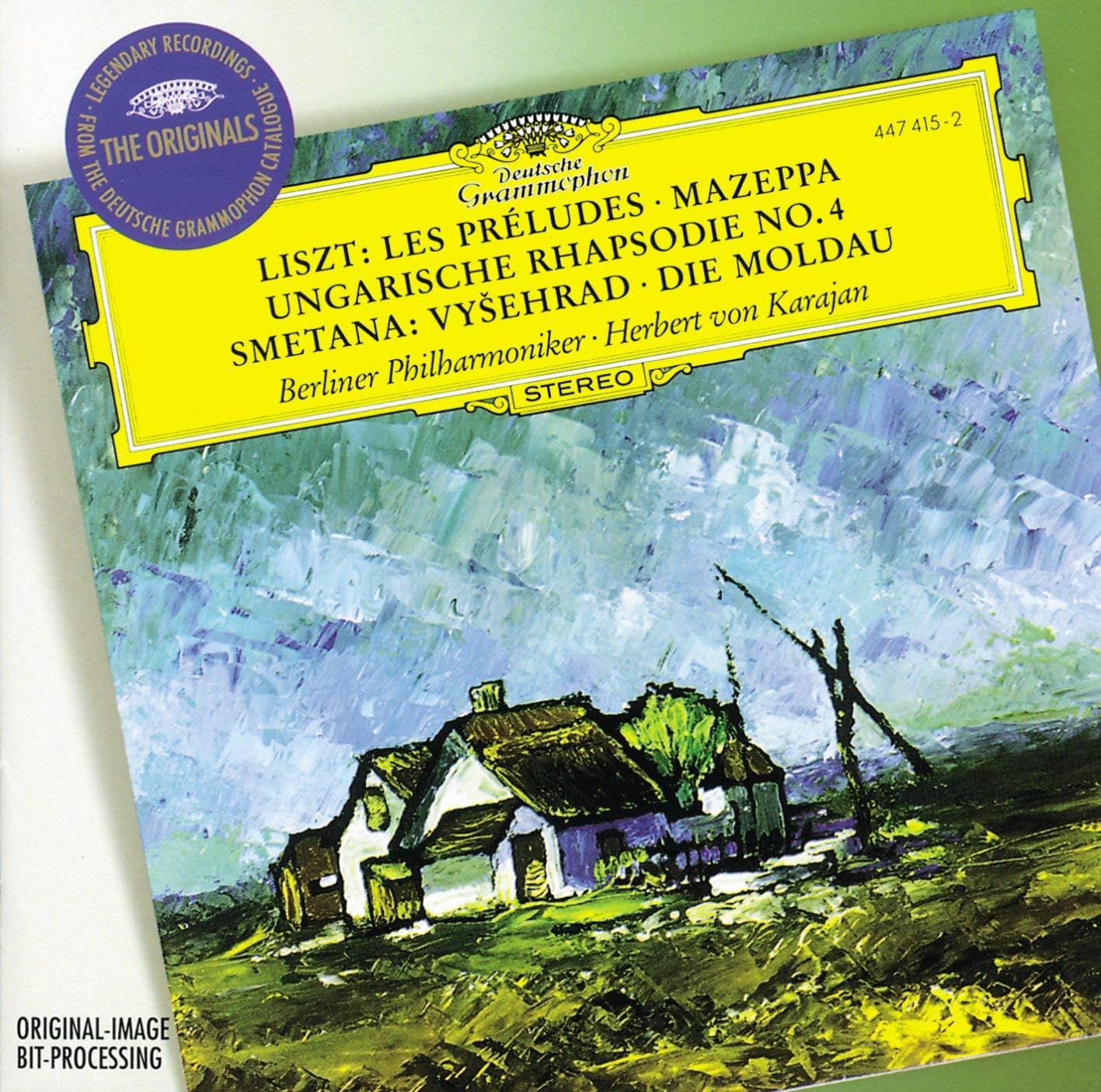 Liszt: Les Preludes; Mazeppa; Hungarian Rhapsody No.4 / Smetana: Vysehrad; Die Moldau | Berliner Philharmoniker, Herbert von Karajan