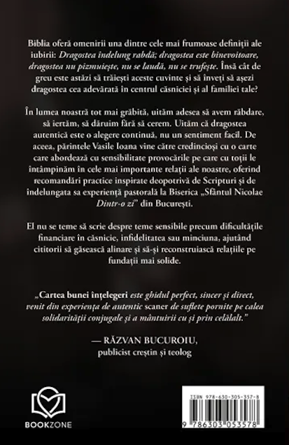 Cartea bunei intelegeri | Vasile Ioana