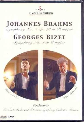 Brahms: Symphony Nr 2 op 73 / Bizet: Symphony Nr 1 in C major DVD | Georges Bizet, Johannes Brahms