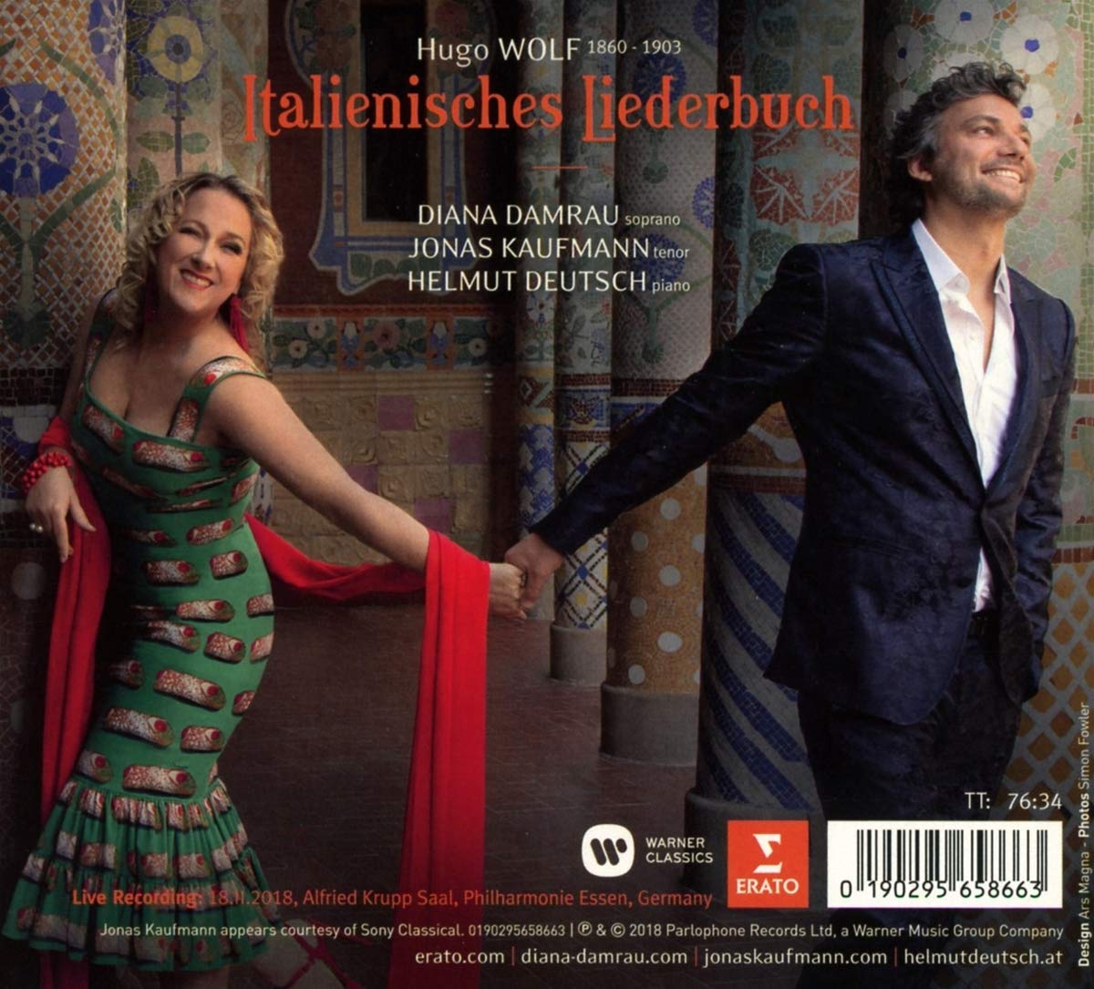 Wolf: Italienisches Liederbuch | Hugo Wolf, Diana Damrau, Jonas Kaufmann, Helmut Deutsch