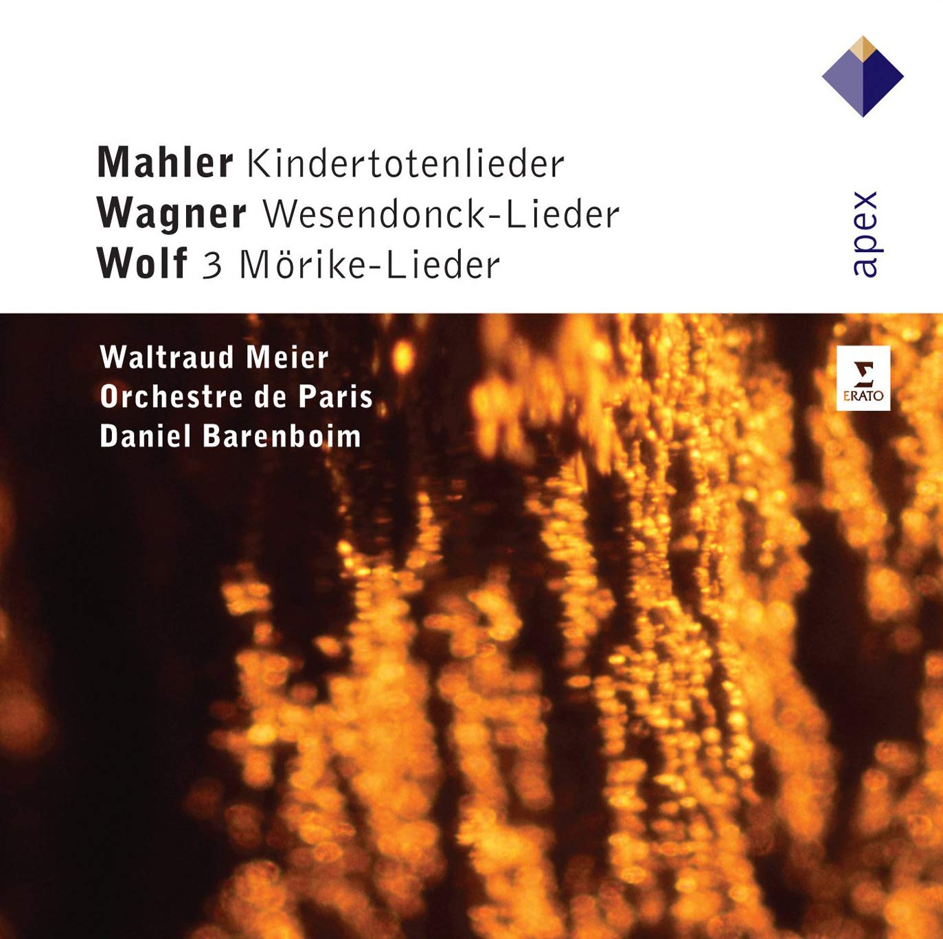 Mahler: Kindertotenlieder, Wagner: Wesendonck-Lieder, Wolf: 3 Morike-Lieder | Daniel Barenboim, Gustav Mahler, Richard Wagner, Hugo Wolf