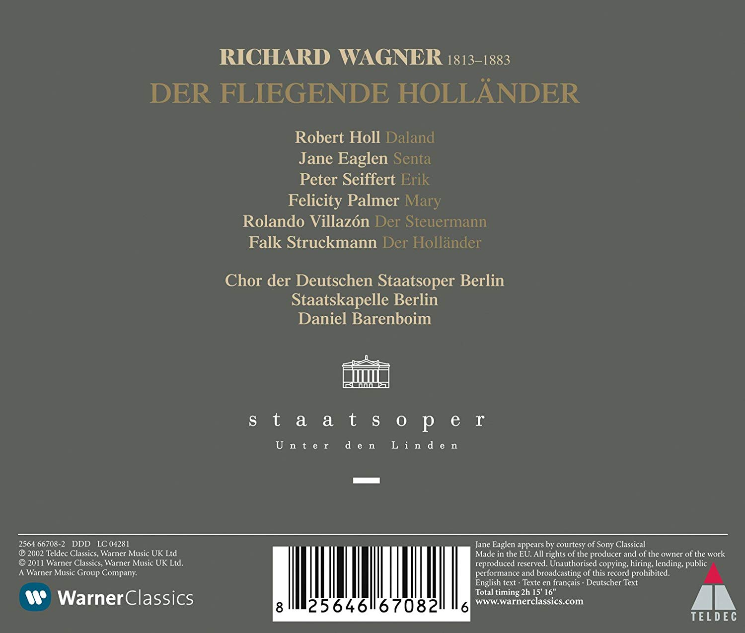Wagner: Der Fliegende Hollander (2001) | Richard Wagner, Daniel Barenboim, Staatskapelle Berlin