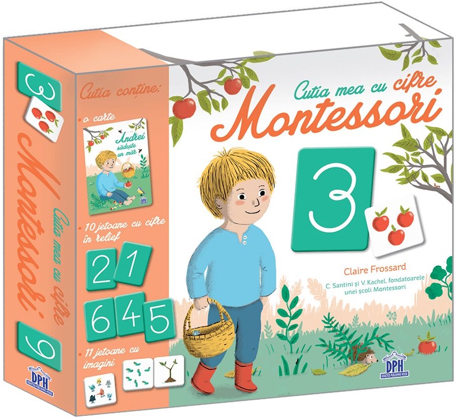 Cutia mea cu cifre Montessori | Claire Frossard carturesti.ro poza bestsellers.ro