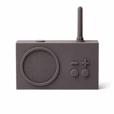 Radio portabil Tykho - Gri inchis | Lexon
