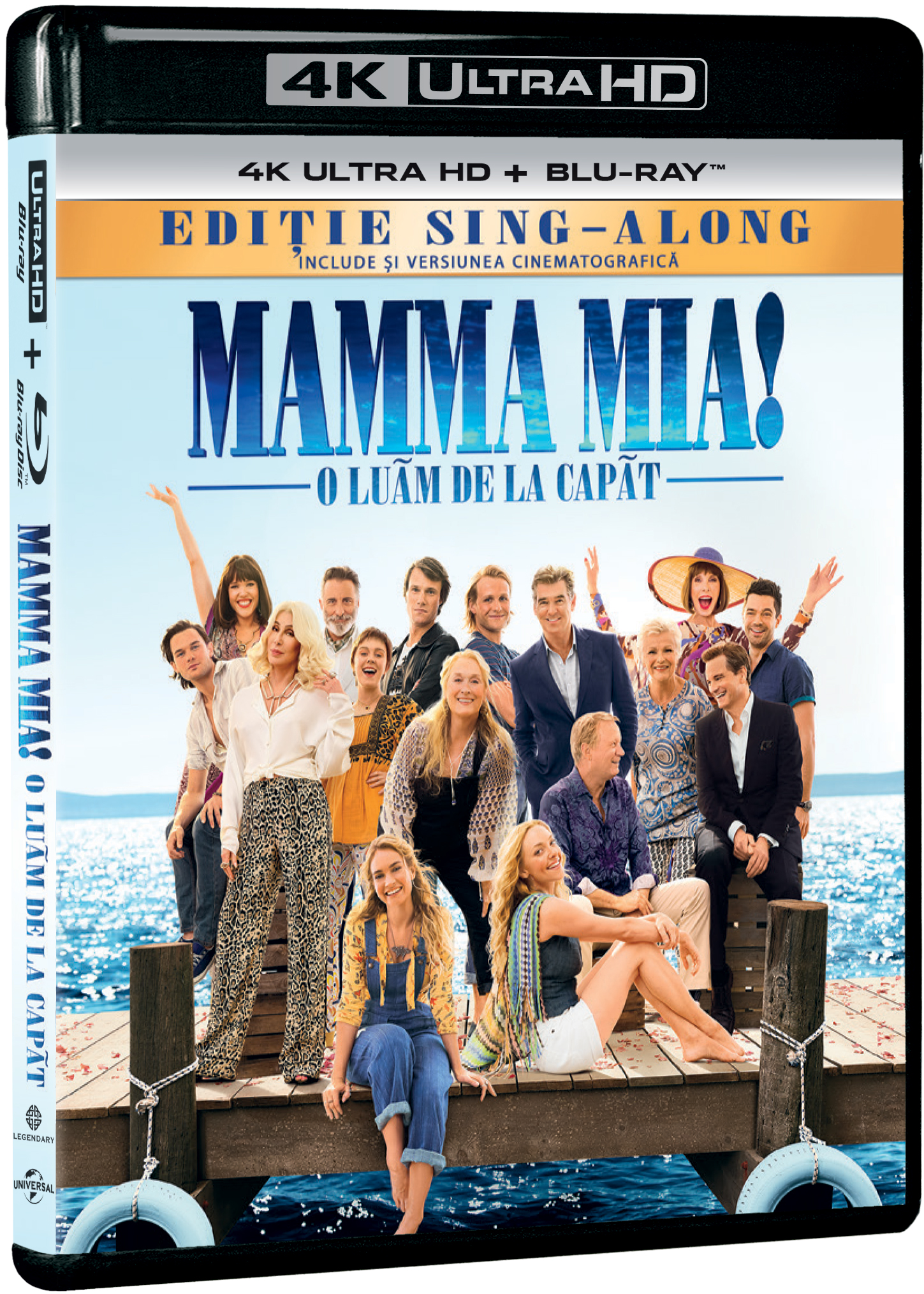 Mamma Mia! 2: O luam de la capat / Mamma Mia! Here We Go Again (4k UltraHD + Blu-Ray Disc) | Ol Parker
