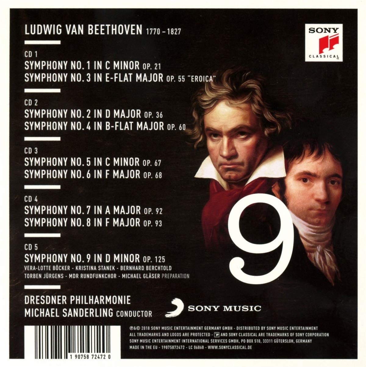 Beethoven: The Nine Symphonies | Michael Sanderling, Dresdner Philarmonie