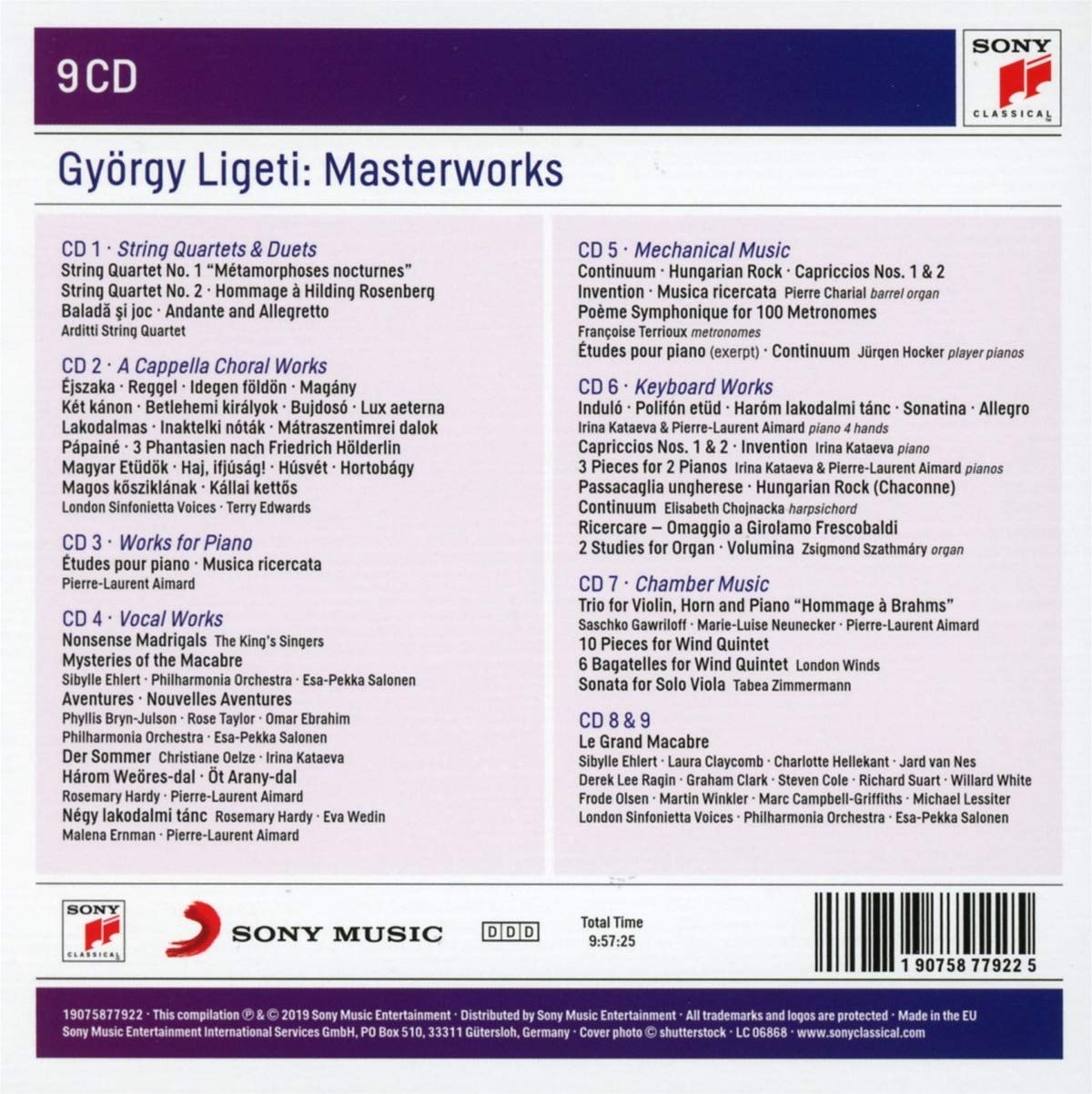 Gyorgy Ligeti - Masterworks | Gyorgy Ligeti