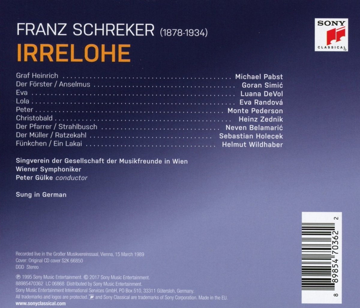 Schreker: Irrelohe | Peter Gulke