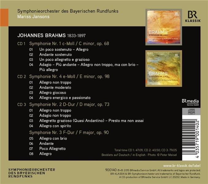 Brahms - Jansons Conducts | Johannes Brahms, Mariss Jansons, Symphonieorchester des Bayerischen Rundfunks