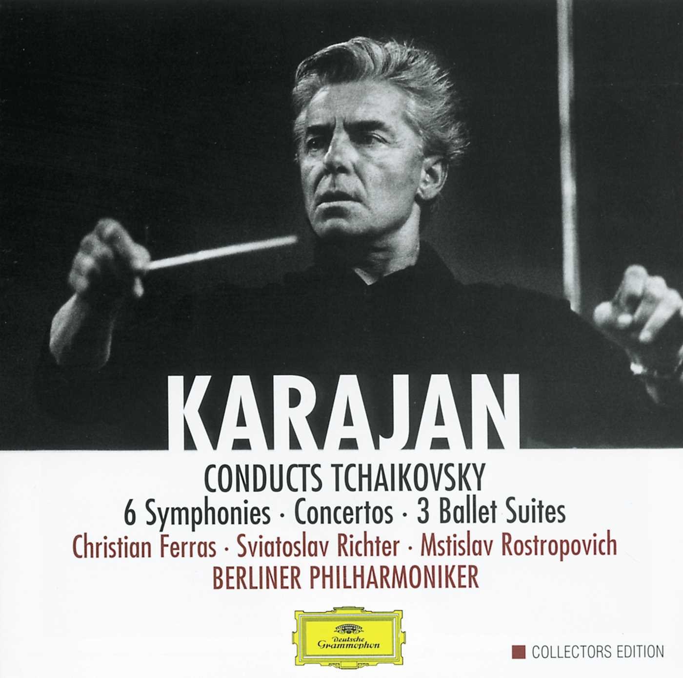 Karajan Conducts Tchaikovsky | Pyotr Ilyich Tchaikovsky, Herbert von Karajan , Christian Ferras, Sviatoslav Richter, Mstislav Rostropovich , Berliner Philharmoniker