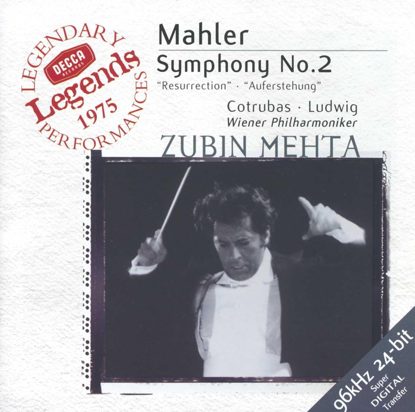 Mahler: Symphony No.2 | Wiener Philharmoniker, Zubin Mehta, Christa Ludwig, Ileana Cotrubas - 1 | YEO