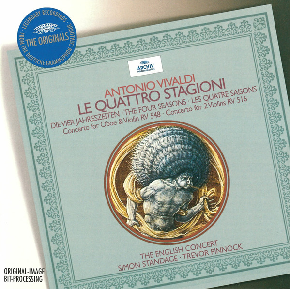 Vivaldi: Le Quattro Stagioni / Concerto for Oboe & Violin RV 548 / Concerto for 2 Violins RV 516 | Trevor Pinnock, Simon Standage, The English Concert - 1 | YEO