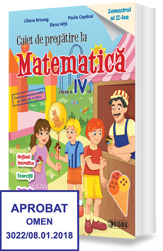 Caiet de pregatire la Matematica | Liliana Briceag, Paula Copacel, Elena Nita de la carturesti imagine 2021