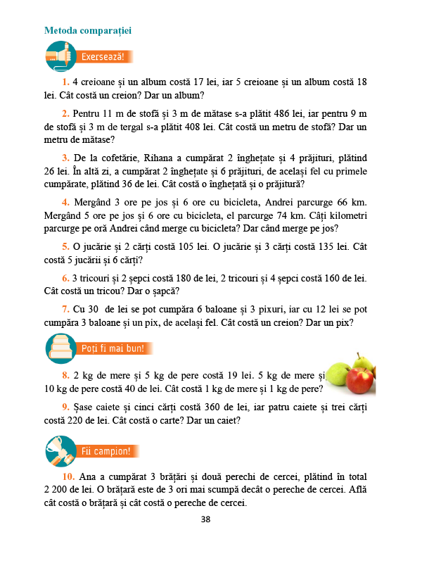 Matematica. „Vrei sa stii mai mult?” Exercitii si probleme pentru clasa a V-a, semestrul I | Lenuța Andrei, Ani Drăghici, Mădălina Călinescu, Maria Popa - 2 | YEO