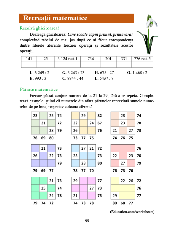 Matematica. „Vrei sa stii mai mult?” Exercitii si probleme pentru clasa a V-a, semestrul I | Lenuța Andrei, Ani Drăghici, Mădălina Călinescu, Maria Popa - 4 | YEO