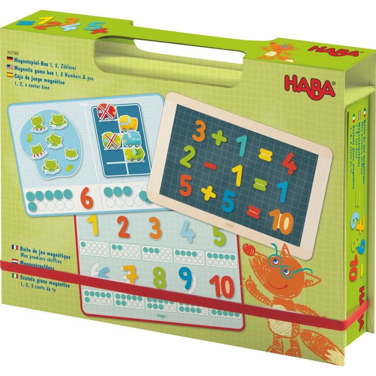 Joc - Magnetic Game Box - 1,2 numbers | Haba