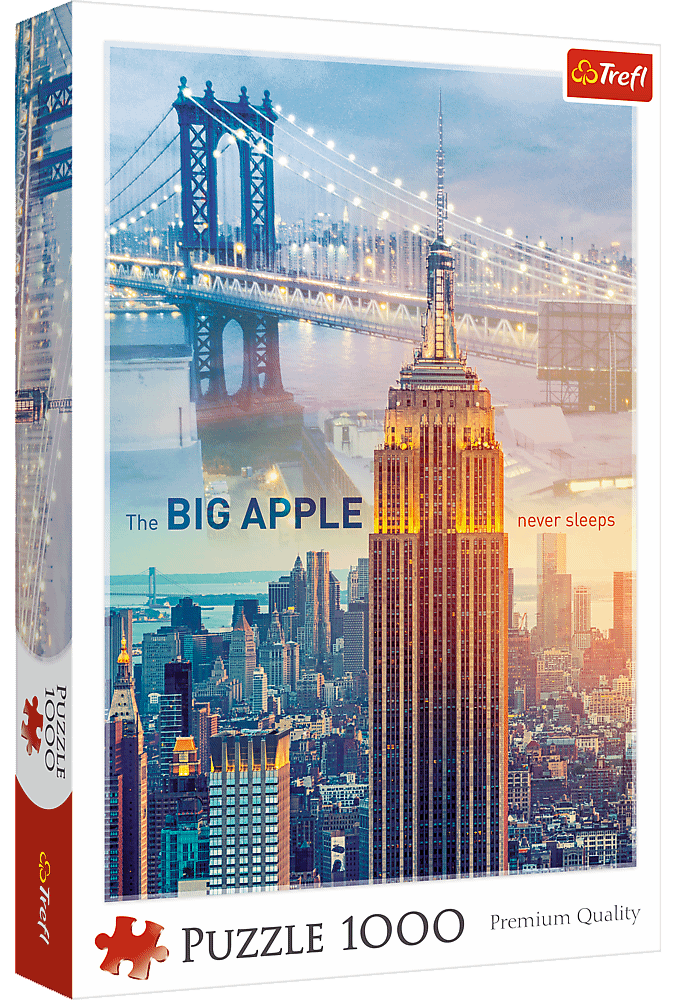 Puzzle 1000 piese - Zori de zi la New York | Trefl - 1 | YEO