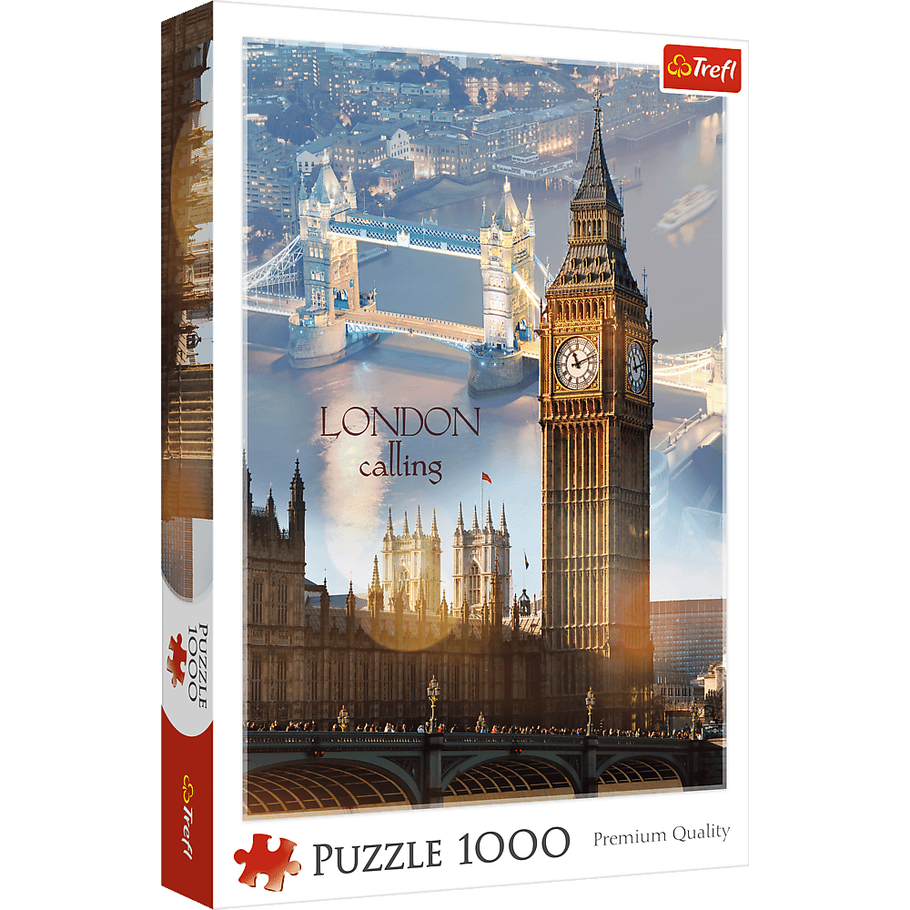 Puzzle 1000 piese - Zori de zi la Londra | Trefl