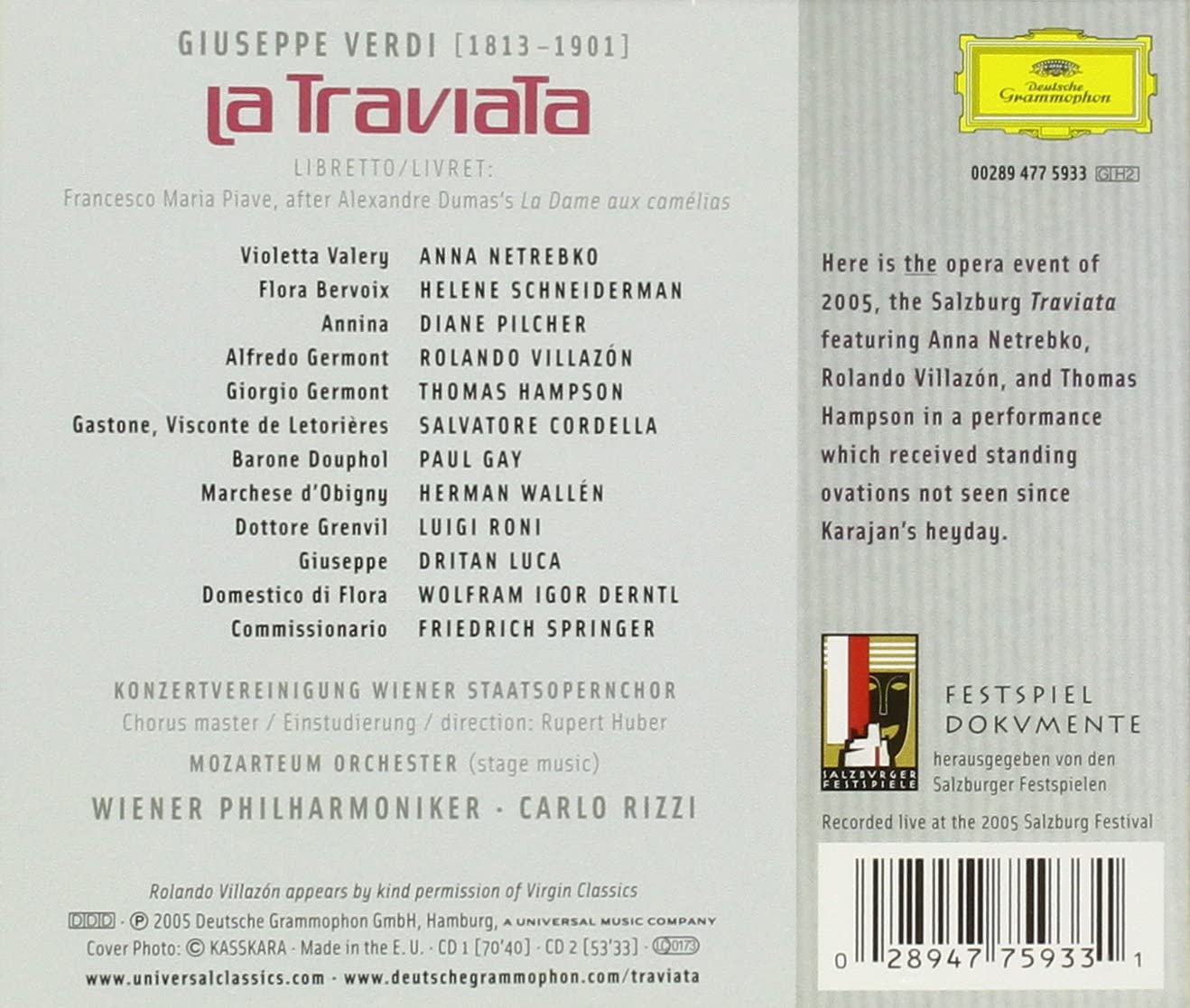 Verdi: La Traviata | Giuseppe Verdi, Anna Netrebko, Wiener Philharmoniker