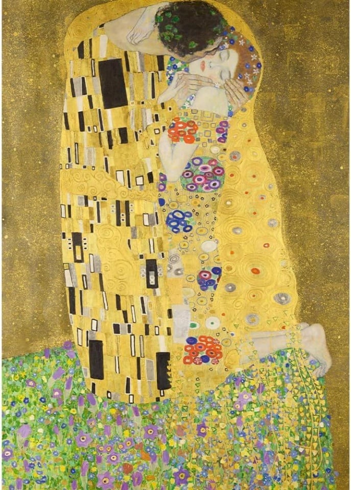 Puzzle 1000 piese - Art Collection - Gustav Klimt - Sarutul | Trefl