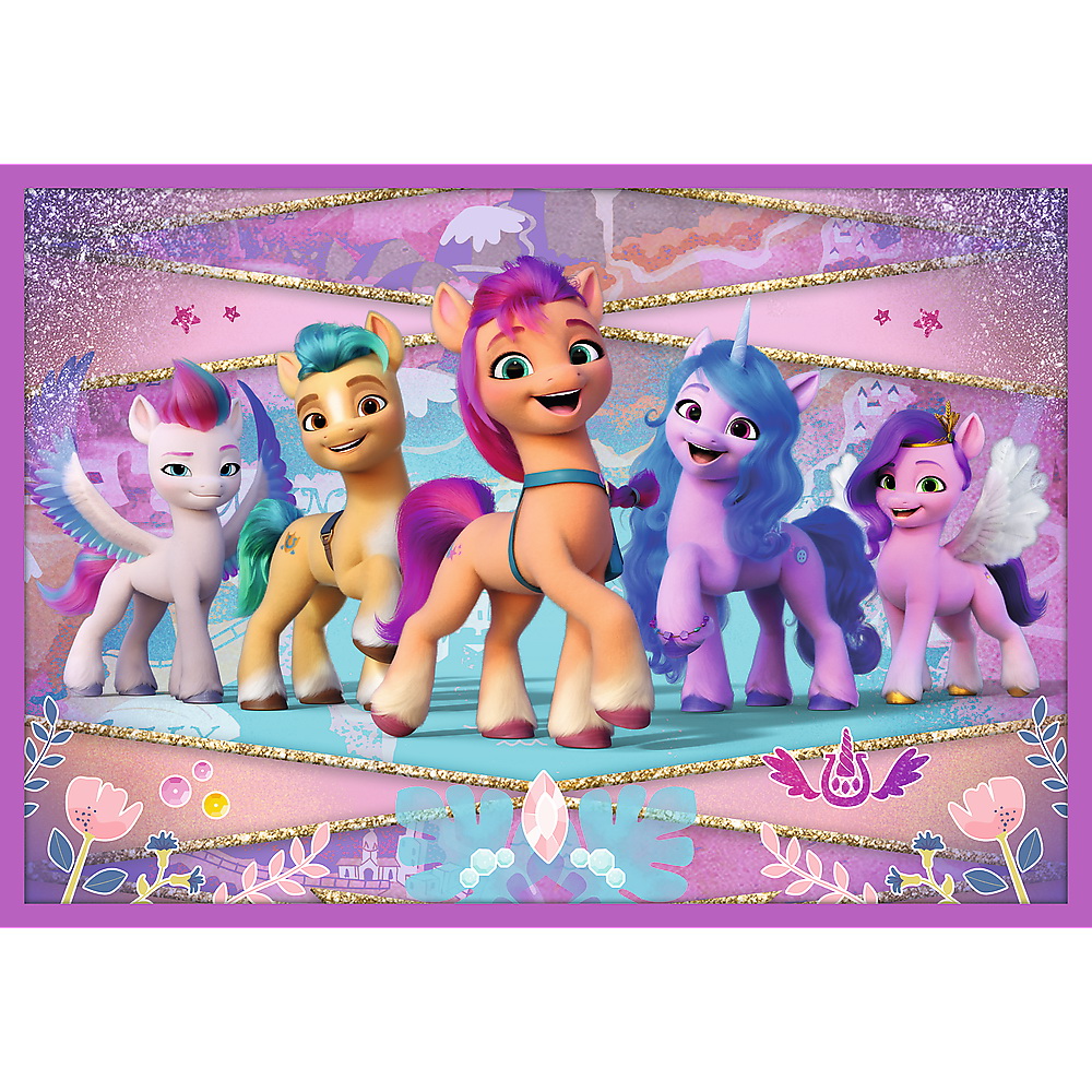 Puzzle 10in1 - My Little Pony - Ponei stralucitori | Trefl - 2 | YEO