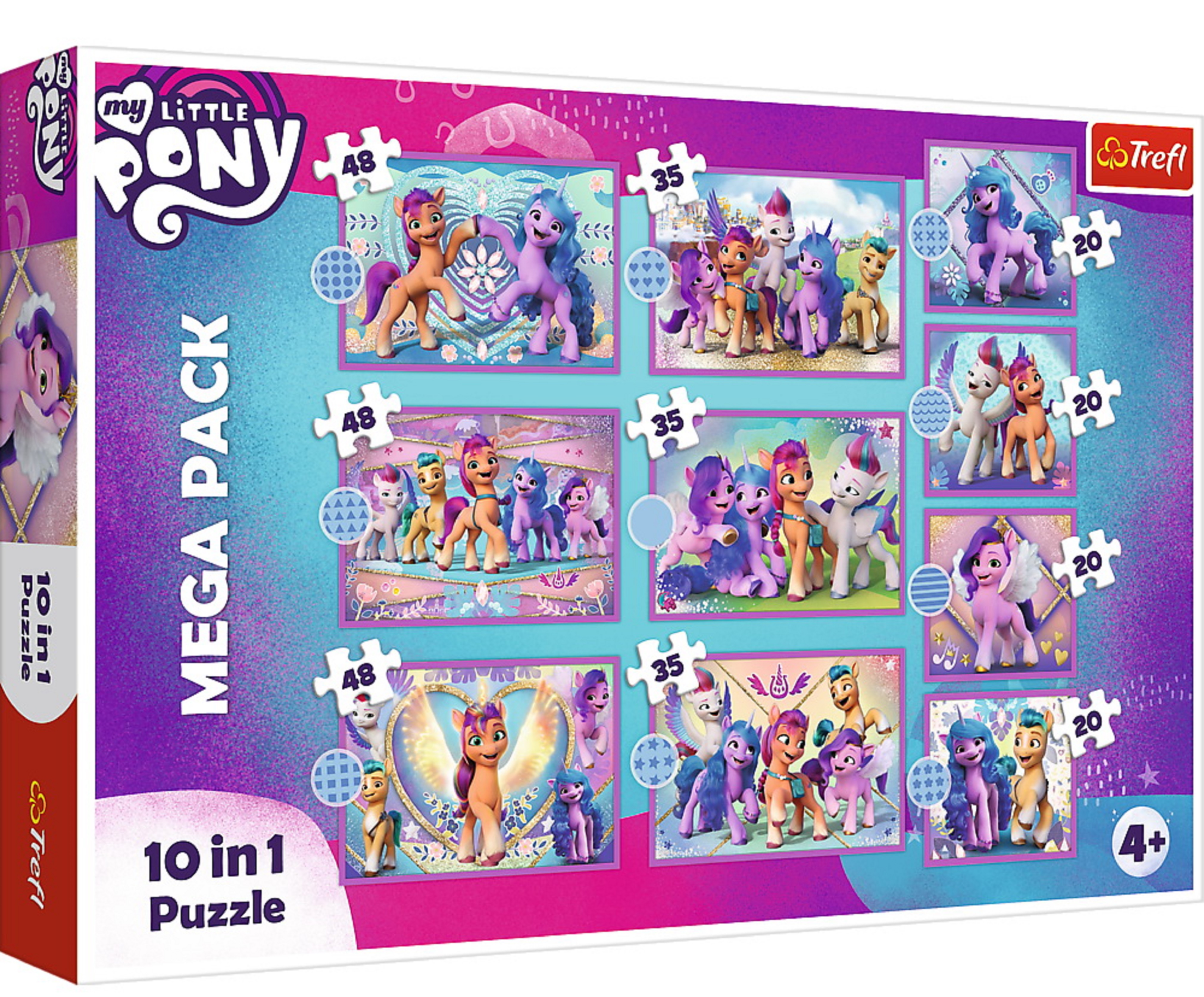 Puzzle 10in1 - My Little Pony - Ponei stralucitori | Trefl - 8 | YEO