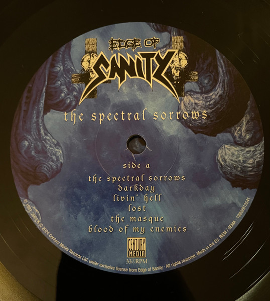 The Spectral Sorrows - Vinyl | Edge Of Sanity - 1 | YEO