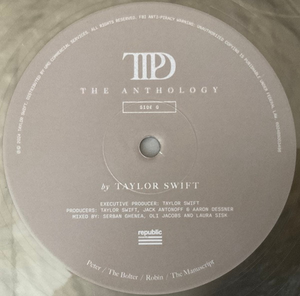 The Tortured Poets Department - Vinyl | Taylor Swift - 8 | YEO