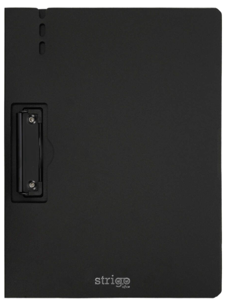 Clipboard Strigo A4, cu suport pentru pix - Negru | Strigo - 2 | YEO