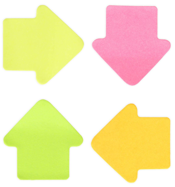 Sticky Notes Strigo - sageti, multicolor | Strigo