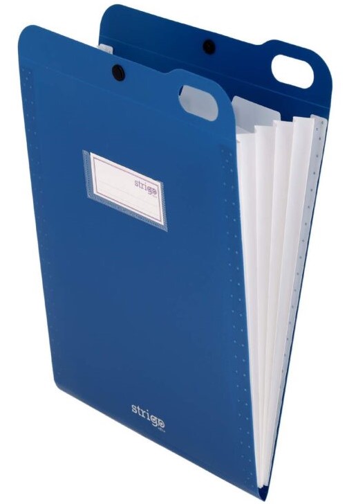 Organizator A4 Strigo, cu 5 separatoare - Albastru | Strigo - 1 | YEO