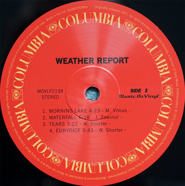 Weather Report - Vinyl | Weather Report - 2 | YEO