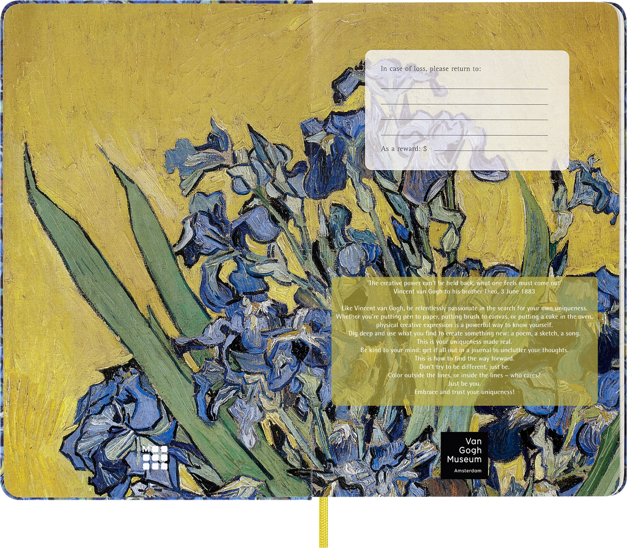 Carnet - Van Gogh Museum Limited Edition Notebook - Hard cover, Large, Ruled | Moleskine