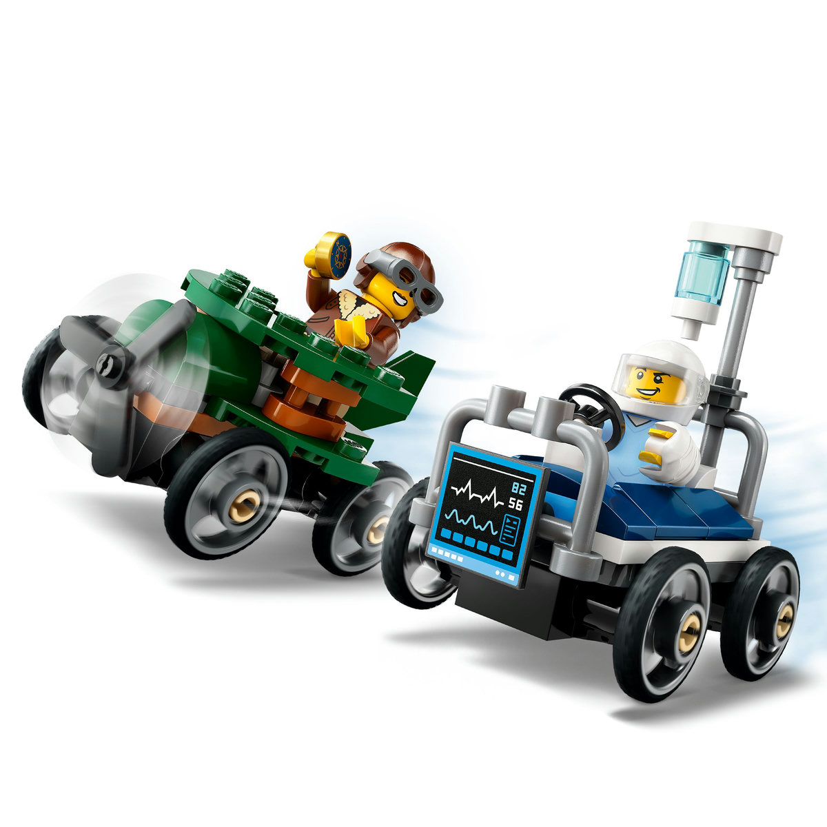 LEGO City - Pachet de curse Avion vs. Pat de spital (60459) | LEGO - imagine 3