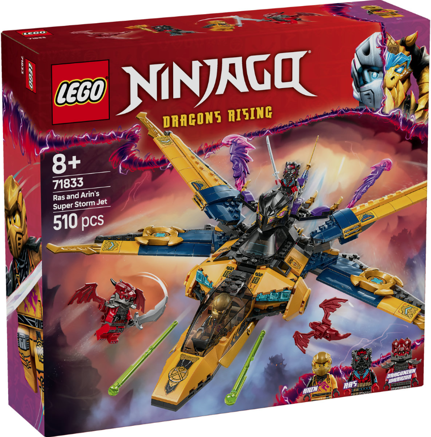 LEGO Ninjago - Superavionul cu reactie al lui Ras si Arin (71833) | LEGO - imagine 6