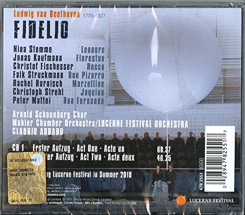 Beethoven: Fidelio | Ludwig Van Beethoven, Jonas Kaufmann, Claudio Abbado, Nina Stemme Abbado poza noua